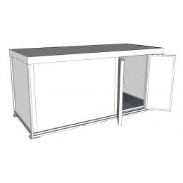 Bungalow 6 m isolé coupe-feu 2 heures (REI120)