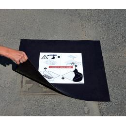 Plaque d'obturation magnétique pour regard de 700 x 700 mm