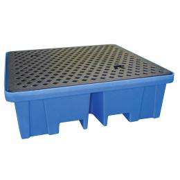 Bac de rétention en plastique - 4 fûts