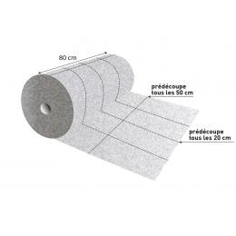 Rouleau absorbant tous liquides  Multi-découpes - 80 cm x 40 m