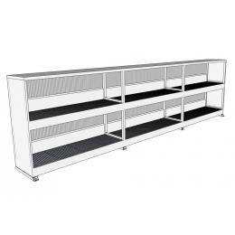 Conteneur 12 mètres 2 niveaux sans porte