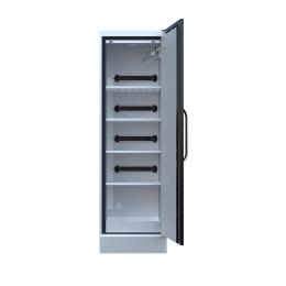 Armoire LithiumVault 1 porte pour le stockage et la recharge de batteries lithium-ion (16A)