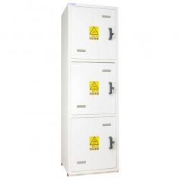 Armoire de sécurité pour produits dangereux  Capacité : 3 x 30 L