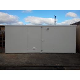 Bungalow de 6 m avec portes battantes