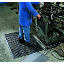 Tapis ergonomique antidérapant - Caoutchouc  Dim : 910 x 2970 mm