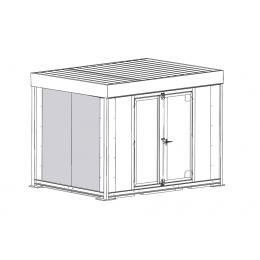 Bungalow 3 m isolé coupe-feu 2 heures (REI120)