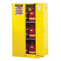 Armoire de sécurité pour produits inflammables  Capacité : 227 L