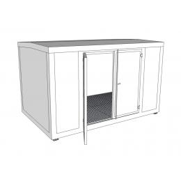 Bungalow de 4 m isolé 60 mm